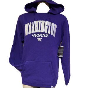 NEW Washington Huskies Colosseum Athletics Purple Hoodie Sweatshirt Men's L